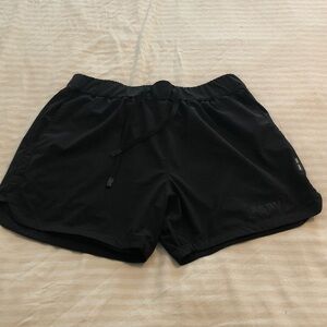 ASRV Black Men's Athletic Shorts